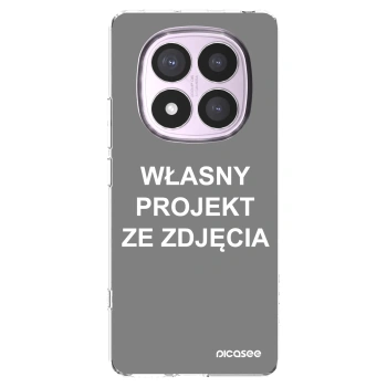 Picasee silikonowe przeźroczyste etui na Xiaomi Redmi Note 14 Pro 5G - Własny projekt ze zdjęcia
