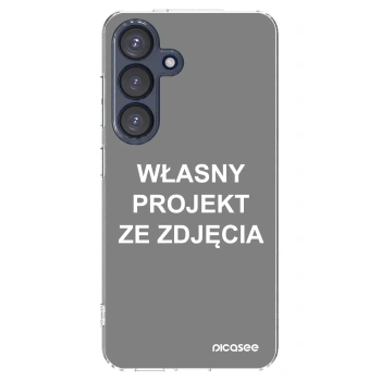 Picasee silikonowe przeźroczyste etui na Samsung Galaxy S25 5G - Własny projekt ze zdjęcia