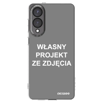 Picasee silikonowe przeźroczyste etui na Samsung Galaxy S25 Edge 5G - Własny projekt ze zdjęcia