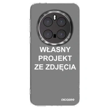 Picasee silikonowe przeźroczyste etui na Honor Magic7 Pro 5G - Własny projekt ze zdjęcia