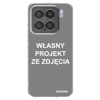 Picasee silikonowe przeźroczyste etui na Xiaomi 15 - Własny projekt ze zdjęcia