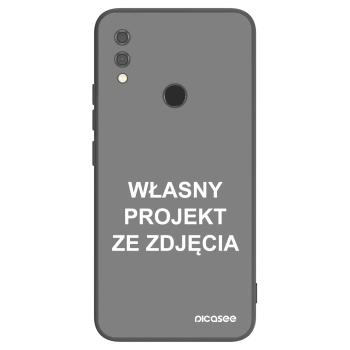 Picasee silikonowe czarne etui na Xiaomi Redmi Note 7 - Własny projekt ze zdjęcia