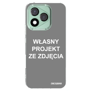 Picasee silikonowe przeźroczyste etui na Honor 400 Lite 5G - Własny projekt ze zdjęcia