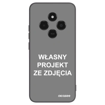 Picasee silikonowe czarne etui na Xiaomi Poco C75 - Własny projekt ze zdjęcia