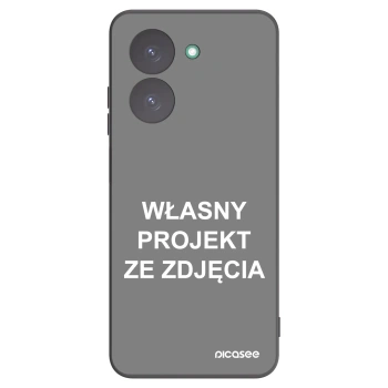 Picasee silikonowe czarne etui na Xiaomi Redmi A5 - Własny projekt ze zdjęcia