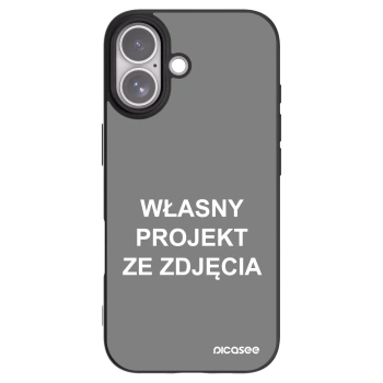 Picasee silikonowe czarne etui na Apple iPhone 17 - Własny projekt ze zdjęcia