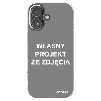 Picasee silikonowe przeźroczyste etui na Apple iPhone 17 - Własny projekt ze zdjęcia