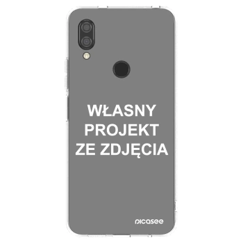 Picasee silikonowe przeźroczyste etui na Xiaomi Redmi 7 - Własny projekt ze zdjęcia