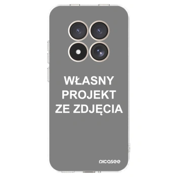 Picasee silikonowe przeźroczyste etui na Xiaomi Redmi Note 15 Pro 4G - Własny projekt ze zdjęcia