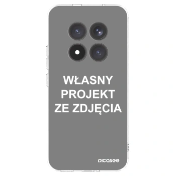 Picasee silikonowe przeźroczyste etui na Xiaomi Redmi Note 15 Pro+ - Własny projekt ze zdjęcia
