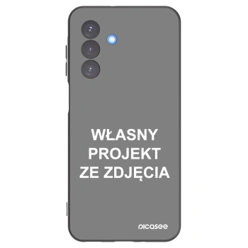Picasee silikonowe czarne etui na Samsung Galaxy A17 5G - Własny projekt ze zdjęcia