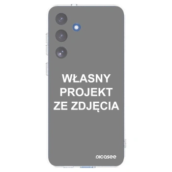 Picasee silikonowe przeźroczyste etui na Samsung Galaxy S25 FE 5G - Własny projekt ze zdjęcia