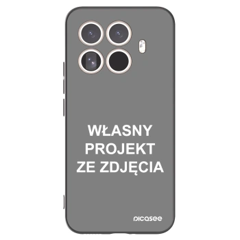 Picasee silikonowe czarne etui na Xiaomi 15T Pro - Własny projekt ze zdjęcia