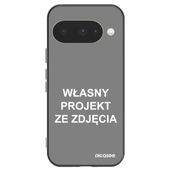 Picasee silikonowe czarne etui na Google Pixel 10 - Własny projekt ze zdjęcia