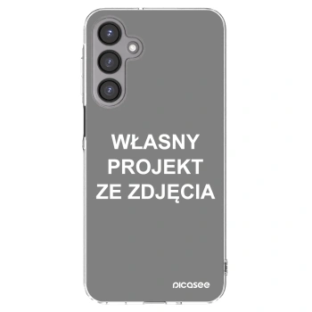 Picasee silikonowe przeźroczyste etui na Samsung Galaxy A16 4G - Własny projekt ze zdjęcia