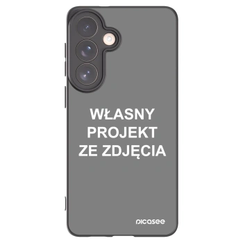 Picasee silikonowe czarne etui na Samsung Galaxy S26+ - Własny projekt ze zdjęcia