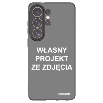 Picasee silikonowe czarne etui na Samsung Galaxy S26 Ultra - Własny projekt ze zdjęcia
