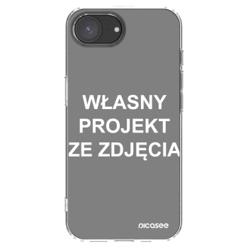 Picasee silikonowe przeźroczyste etui na Apple iPhone 17e - Własny projekt ze zdjęcia