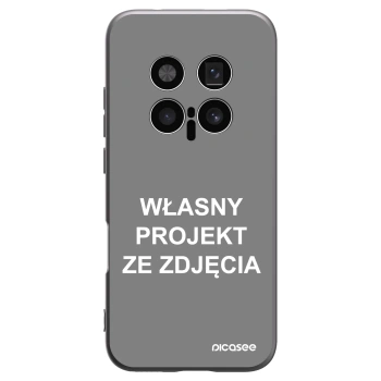 Picasee silikonowe czarne etui na Honor Magic8 Pro 5G - Własny projekt ze zdjęcia