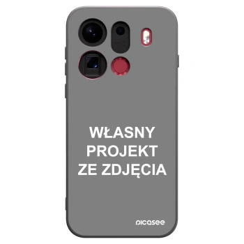 Picasee silikonowe czarne etui na OPPO Find X9 Pro - Własny projekt ze zdjęcia
