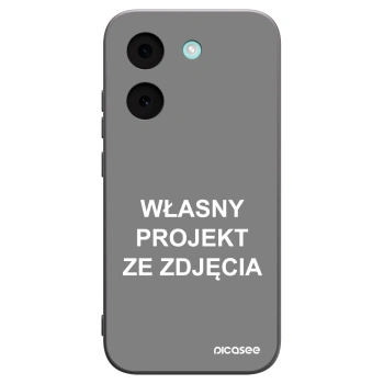 Picasee silikonowe czarne etui na Xiaomi Poco X8 Pro - Własny projekt ze zdjęcia
