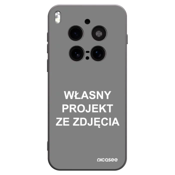 Picasee silikonowe czarne etui na Vivo X300 Pro - Własny projekt ze zdjęcia