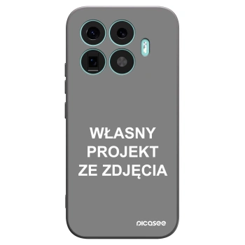 Picasee silikonowe czarne etui na Xiaomi 17T - Własny projekt ze zdjęcia