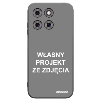 Picasee silikonowe czarne etui na Motorola Moto G77 - Własny projekt ze zdjęcia