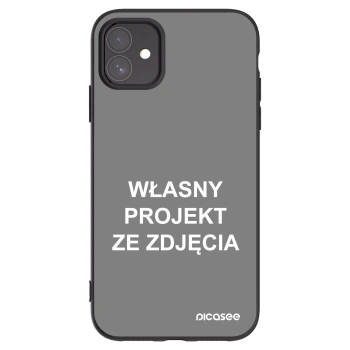 Picasee silikonowe czarne etui na Apple iPhone 11 - Własny projekt ze zdjęcia