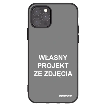 Picasee silikonowe czarne etui na Apple iPhone 11 Pro - Własny projekt ze zdjęcia