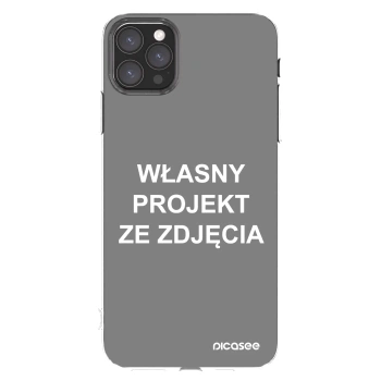 Picasee silikonowe przeźroczyste etui na Apple iPhone 11 Pro Max - Własny projekt ze zdjęcia