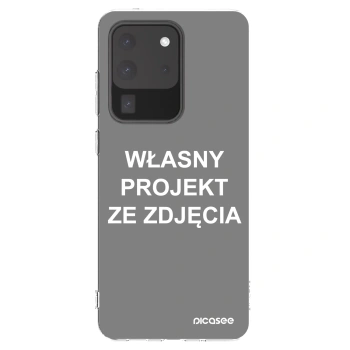 Picasee silikonowe przeźroczyste etui na Samsung Galaxy S20 Ultra 5G G988F - Własny projekt ze zdjęcia