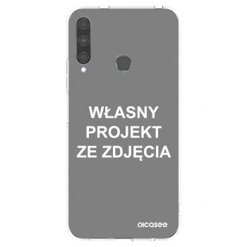 Picasee silikonowe przeźroczyste etui na Huawei P40 Lite E - Własny projekt ze zdjęcia