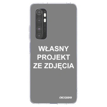 Picasee silikonowe przeźroczyste etui na Xiaomi Mi Note 10 Lite - Własny projekt ze zdjęcia