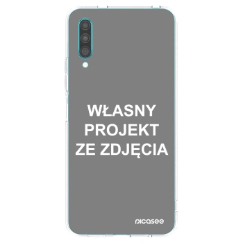 Picasee silikonowe przeźroczyste etui na Samsung Galaxy A30s A307F - Własny projekt ze zdjęcia