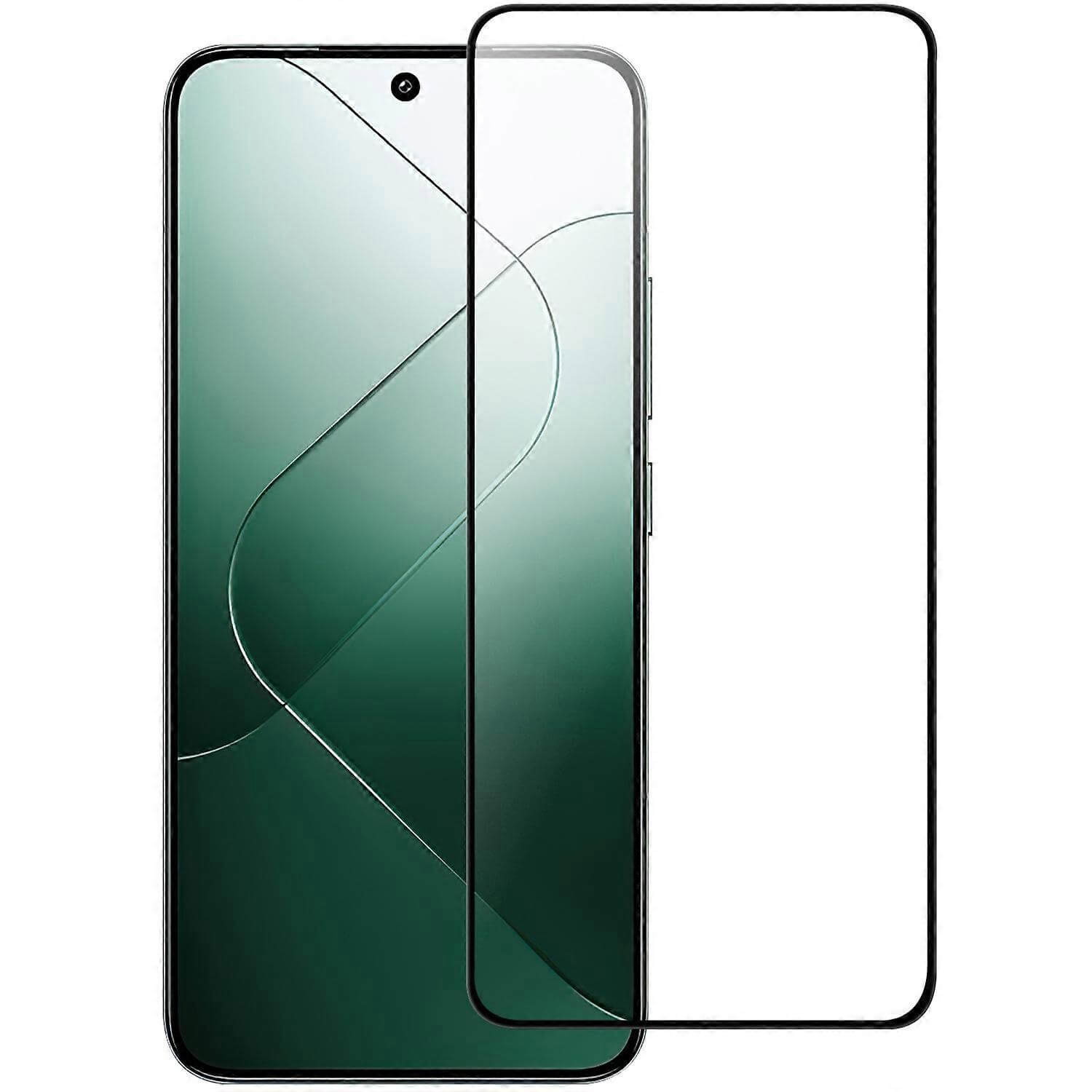Picasee ochronne szkło hartowane 3D z ramką do Xiaomi 14T Pro - czarne