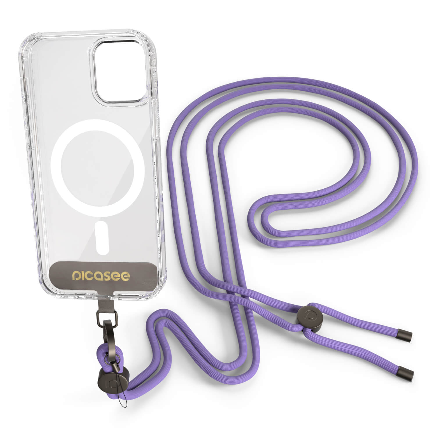 Picasee Cross-body phone strap - Fioletowy