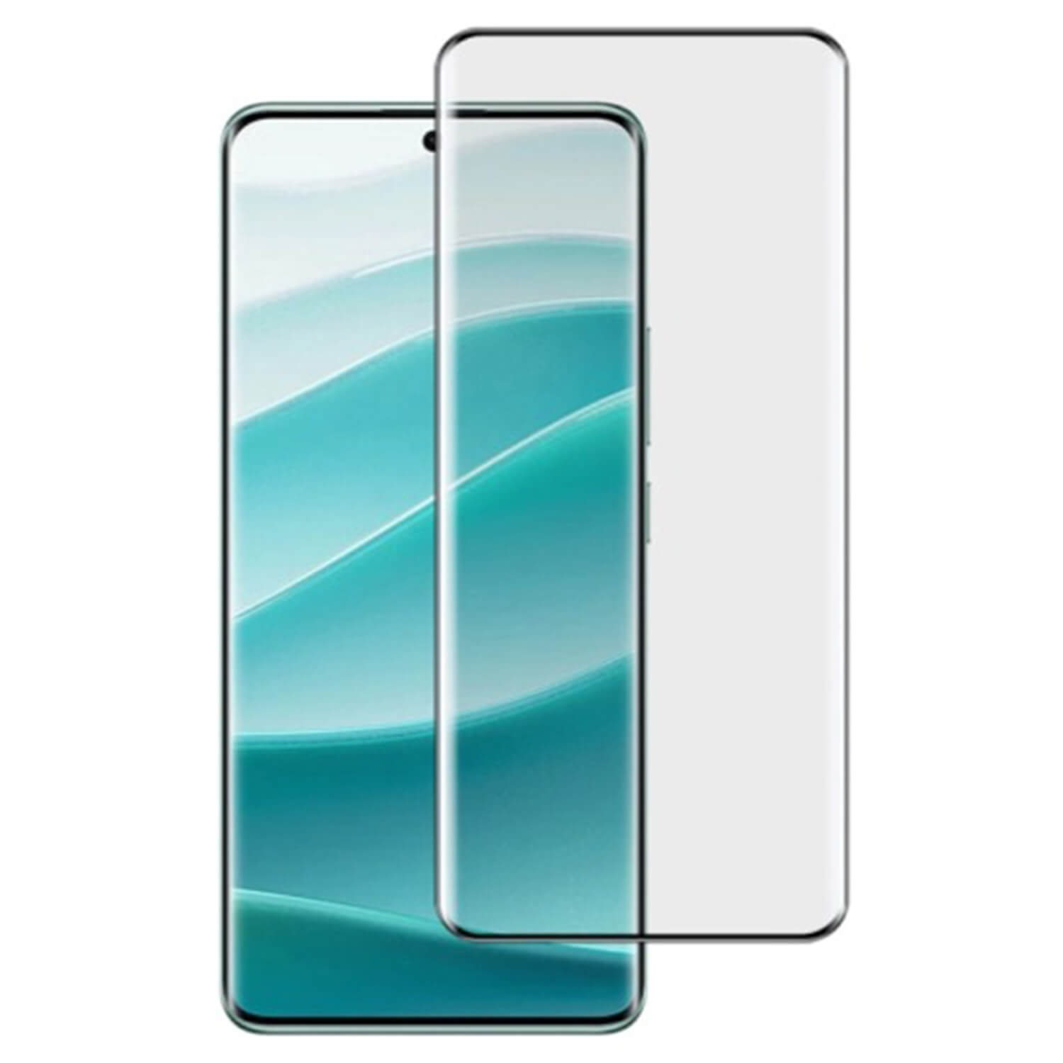 3x Picasee zakrzywione szkło ochronne 3D do Xiaomi Redmi Note 14 Pro 5G - czarne 2+1 gratis