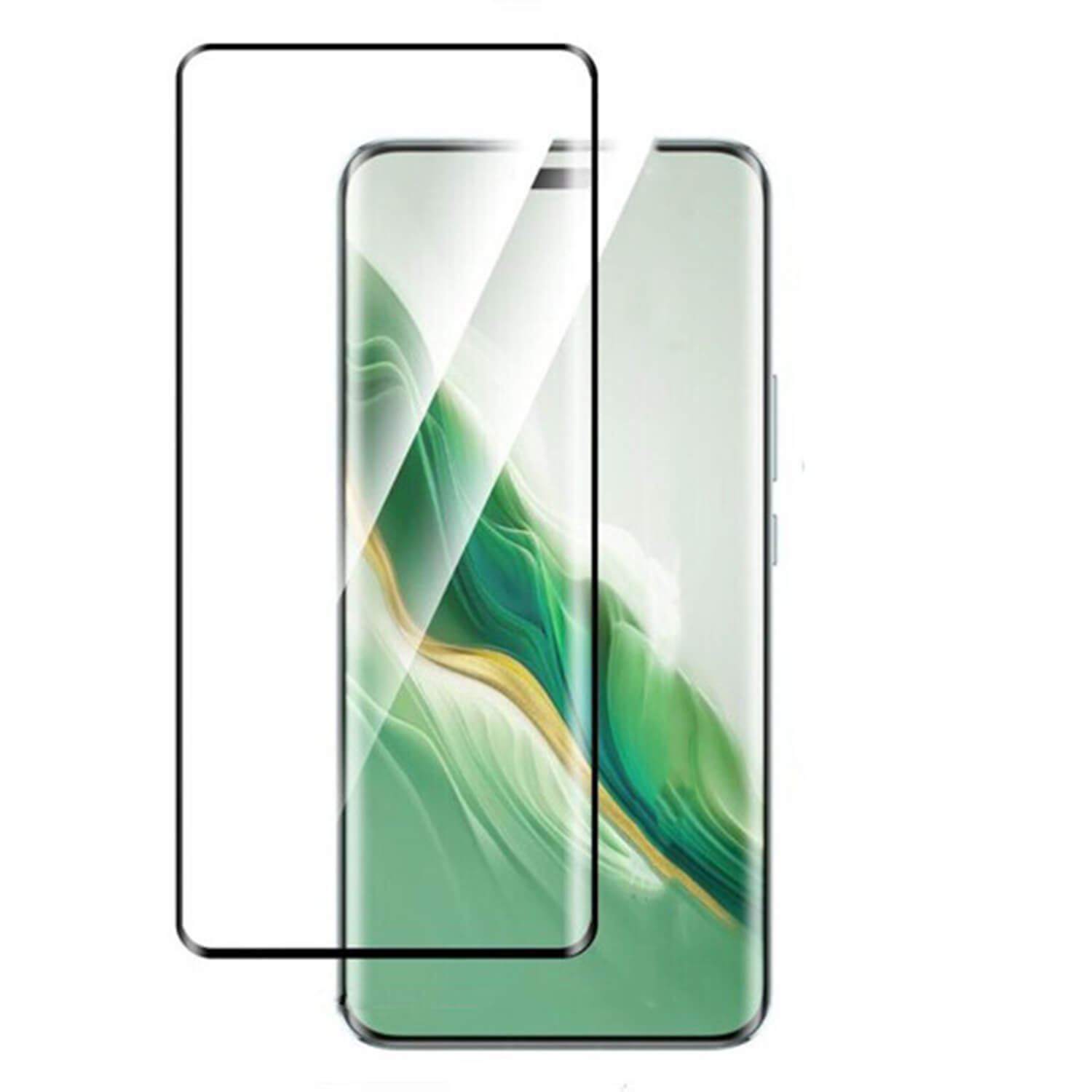Picasee zakrzywione szkło ochronne 3D do Honor Magic7 Pro 5G - czarne