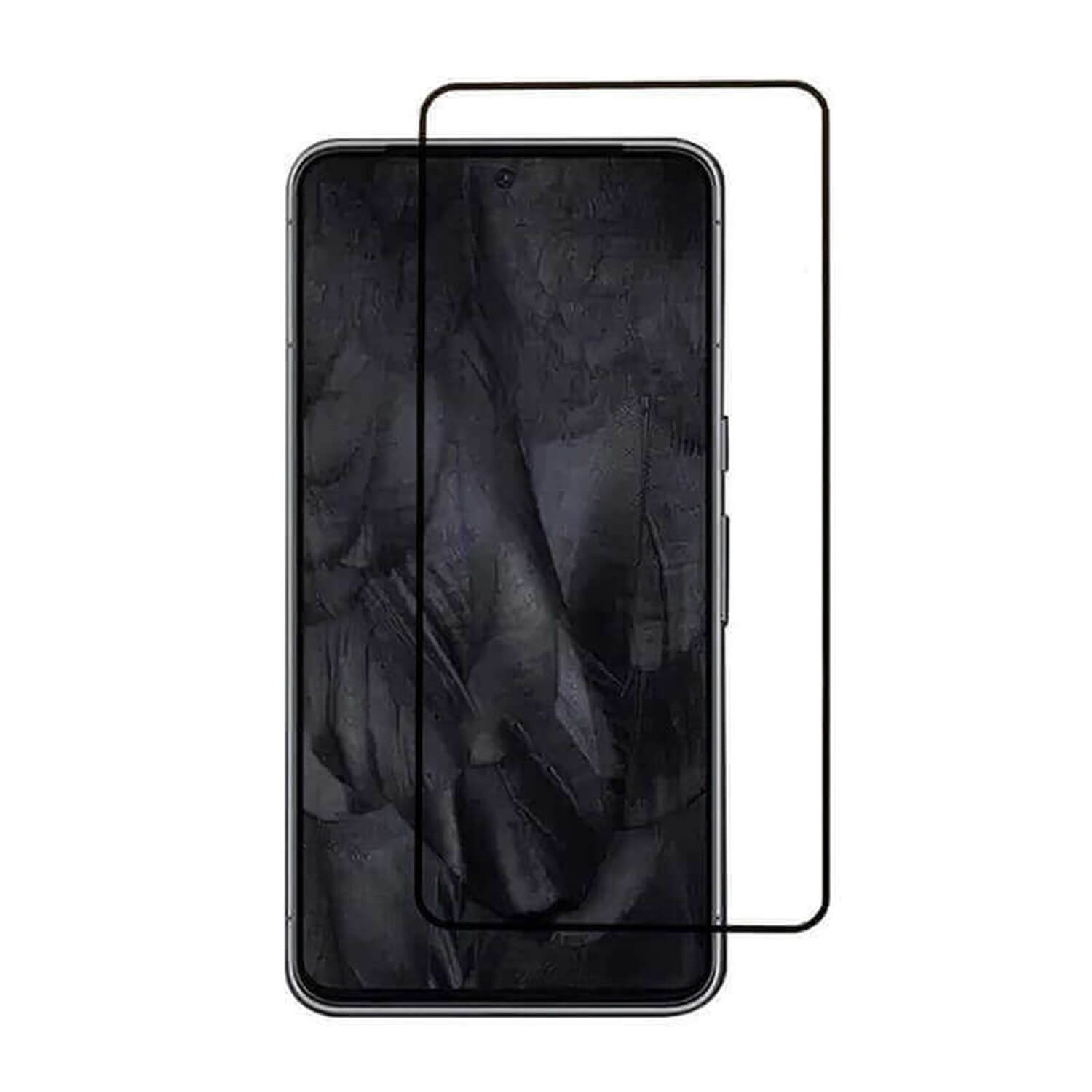 3x Picasee ochronne szkło hartowane 3D z ramką do Google Pixel 8 Pro - czarne – 2+1 gratis
