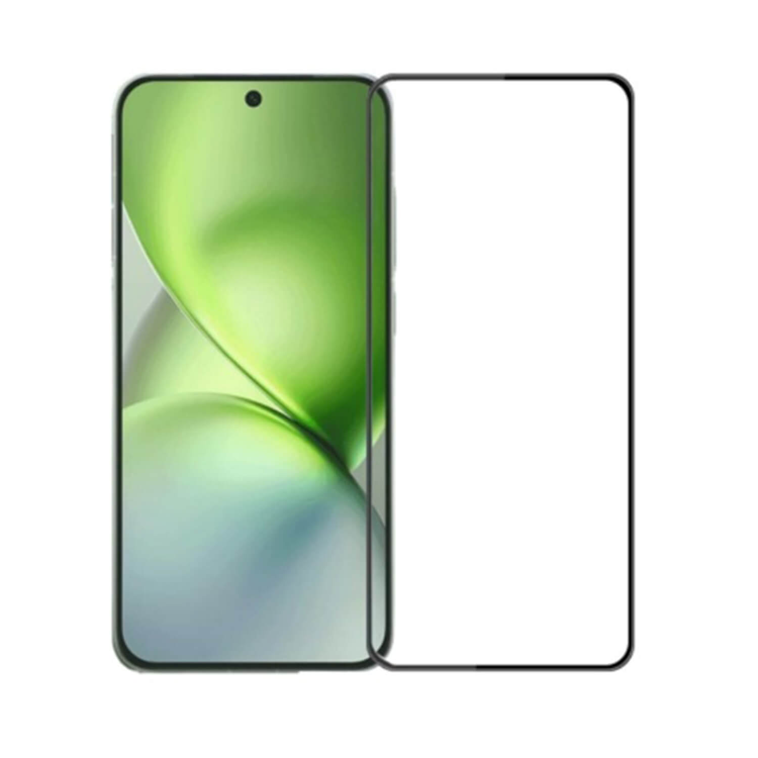 Picasee ochronne szkło hartowane 3D z ramką do Vivo X200 Pro - czarne
