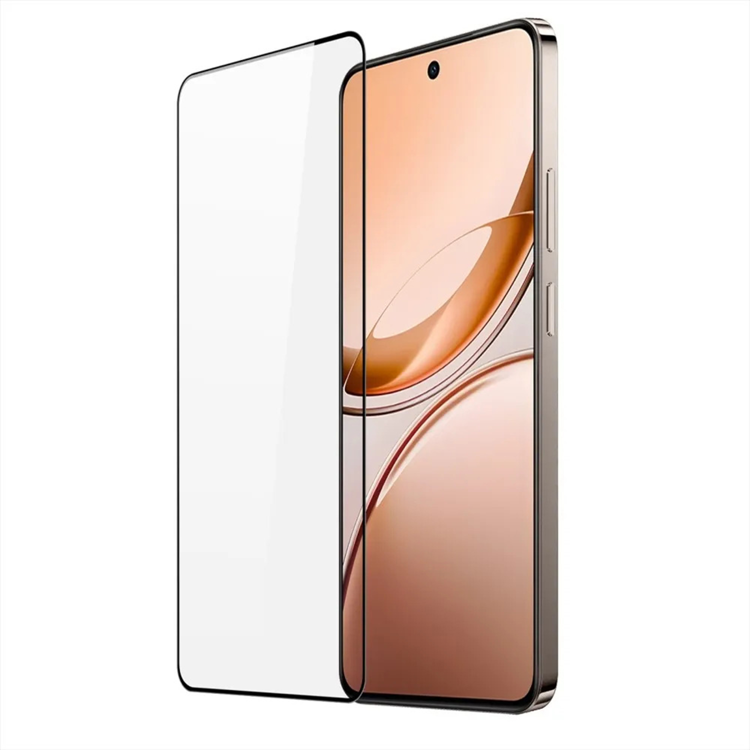 Picasee ochronne szkło hartowane 3D z ramką do Vivo V50 Lite 5G - czarne