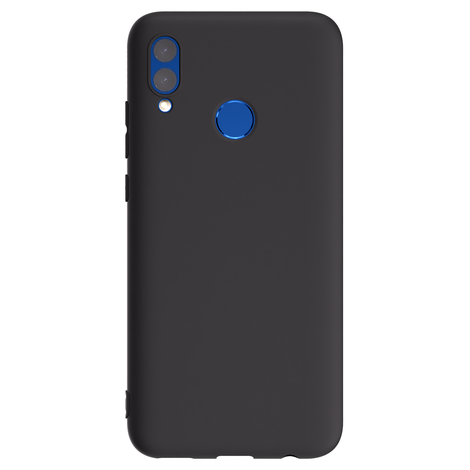 Picasee silikonowe czarne etui na Huawei P Smart 2019 - Własny projekt ze zdjęcia