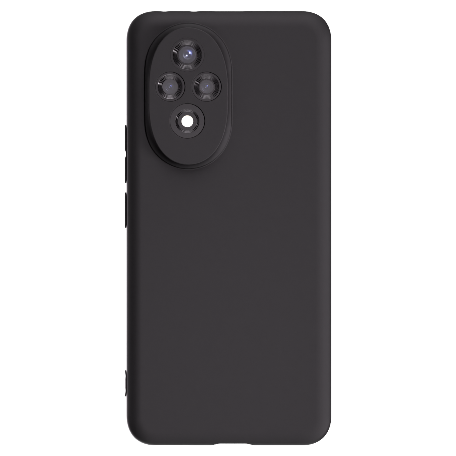 Picasee silikonowe czarne etui na Honor 200 5G - Własny projekt ze zdjęcia