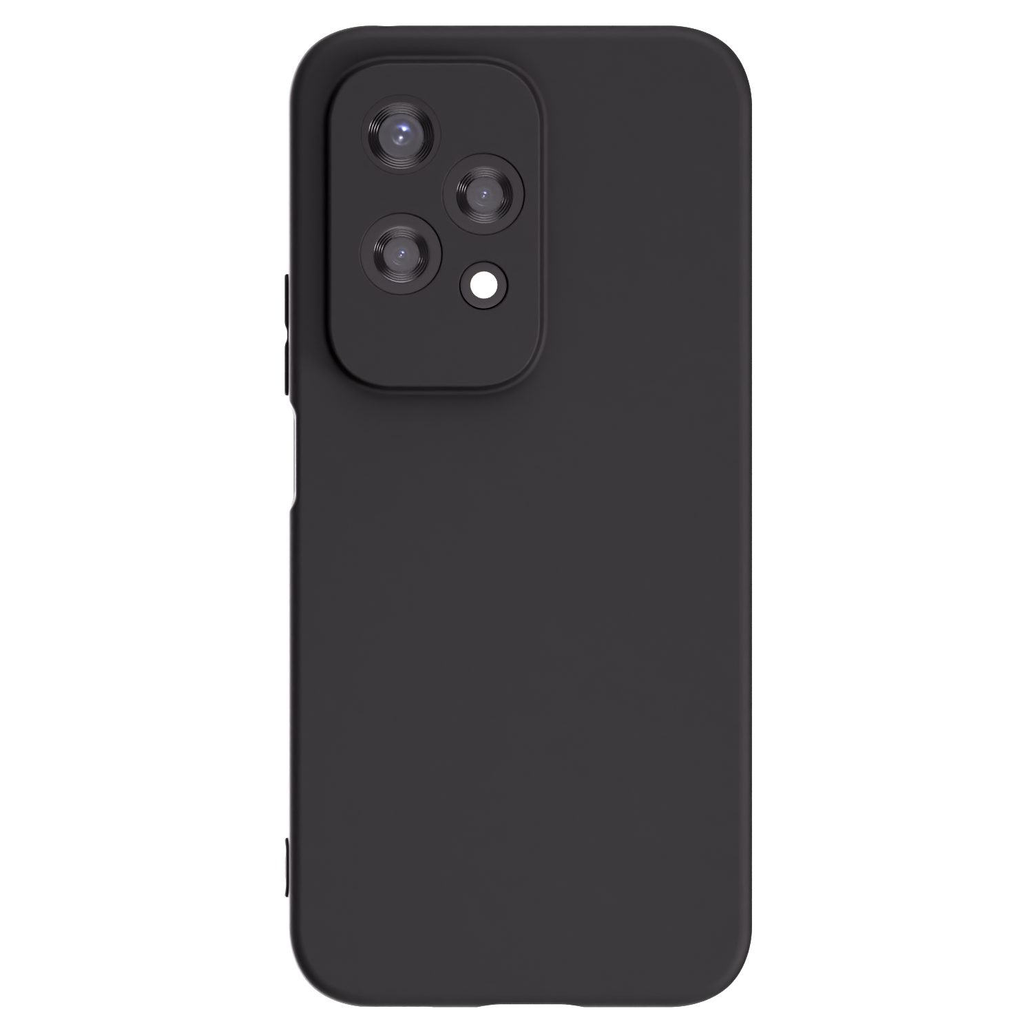 Picasee silikonowe czarne etui na Honor 200 Lite - Własny projekt ze zdjęcia