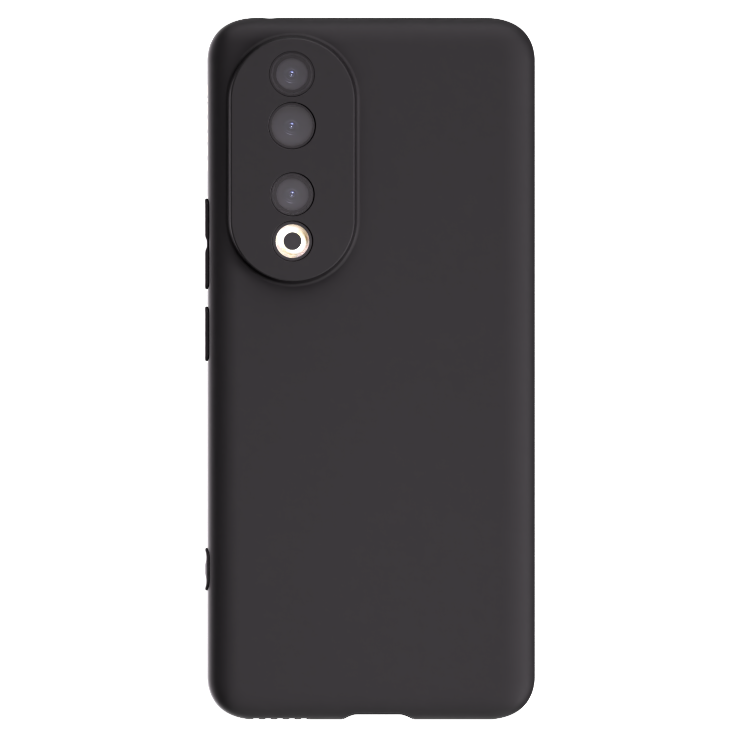 Picasee silikonowe czarne etui na Honor 90 5G - Własny projekt ze zdjęcia