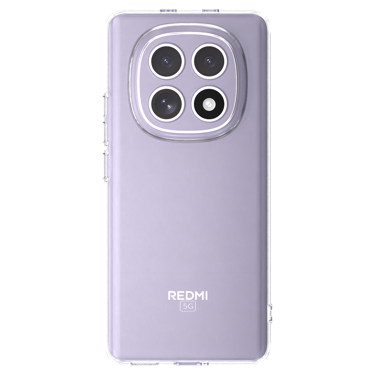 Picasee silikonowe przeźroczyste etui na Xiaomi Redmi Note 15 4G - Własny projekt ze zdjęcia