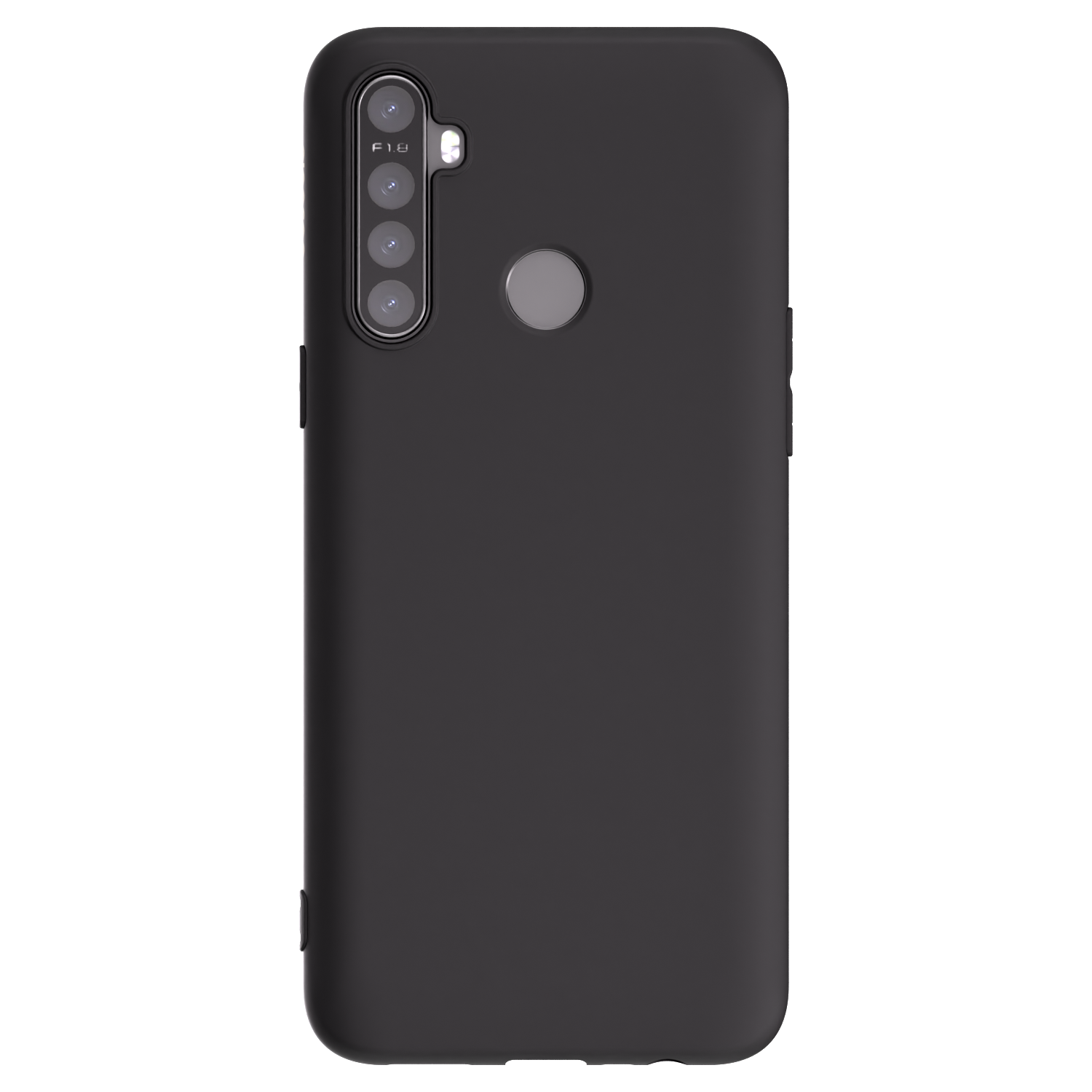 Picasee silikonowe czarne etui na Realme 5 - Własny projekt ze zdjęcia