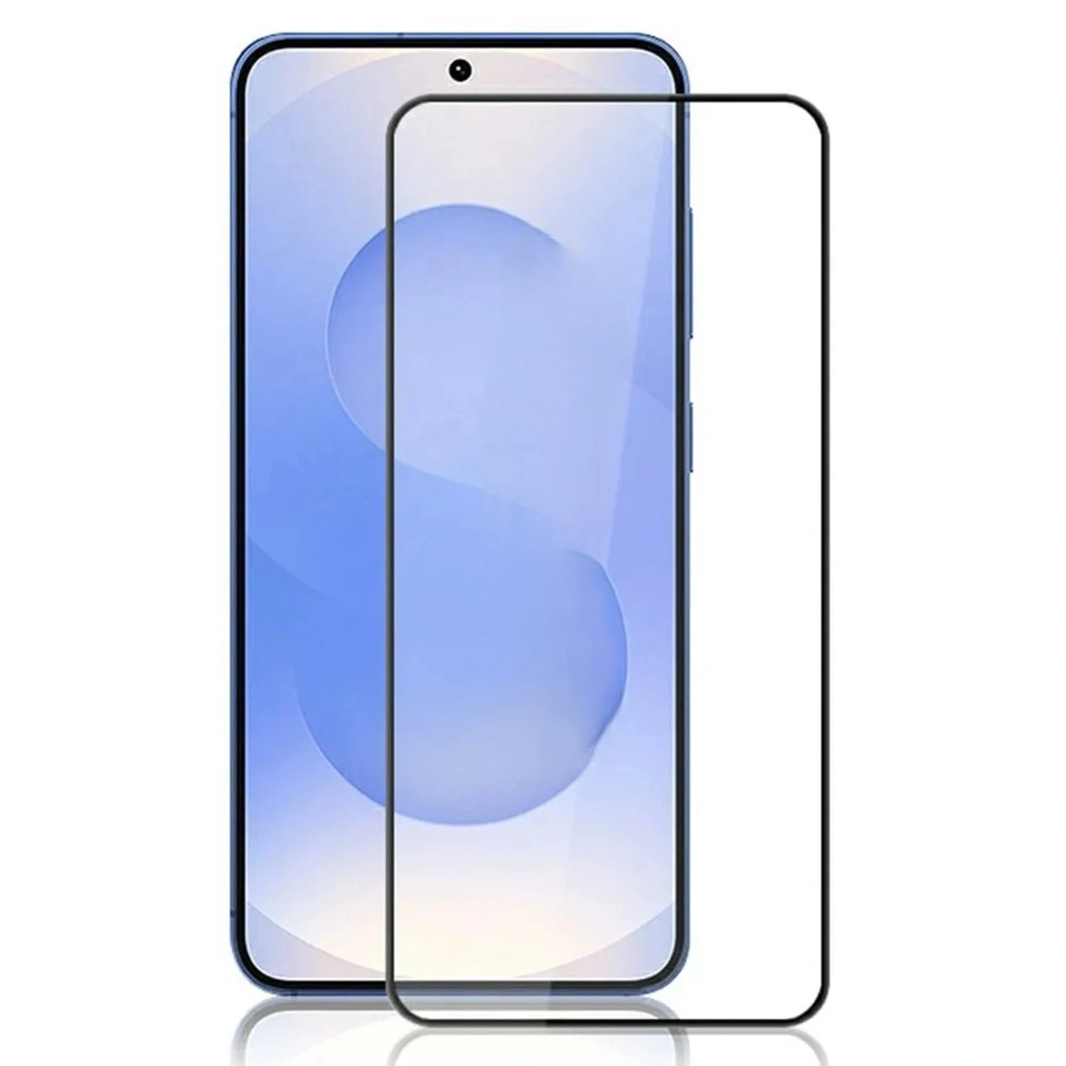 3x Picasee ochronne szkło hartowane 3D z ramką do Samsung Galaxy S26+ - czarne – 2+1 gratis