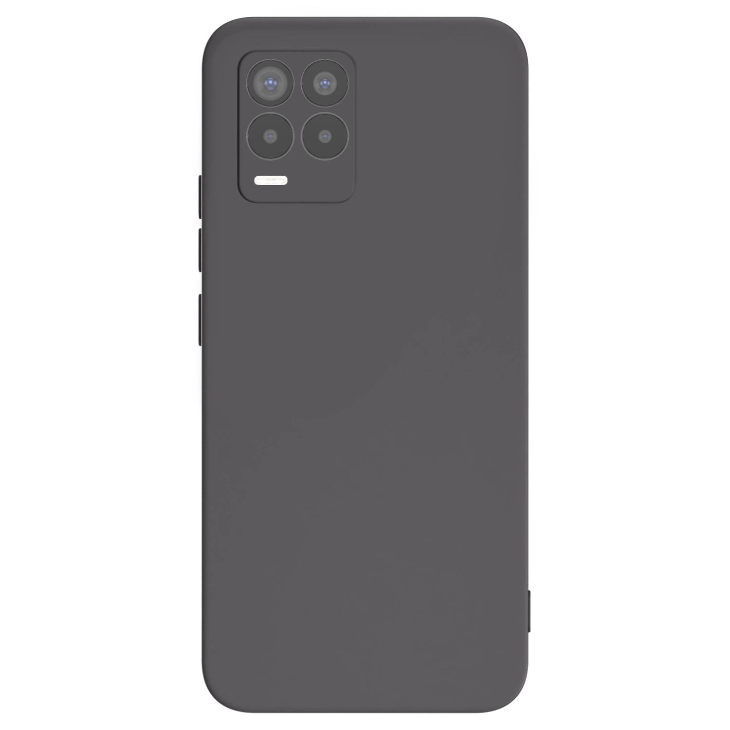Picasee silikonowe czarne etui na Realme 8 4G - Własny projekt ze zdjęcia